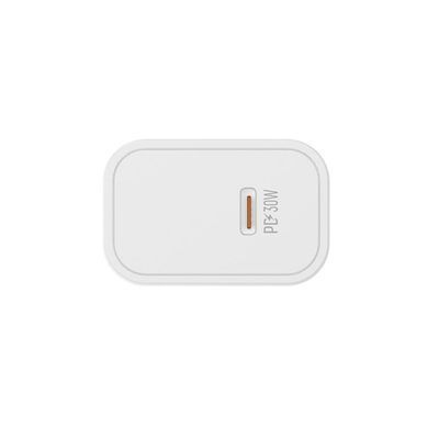 Мережевий зарядний пристрій ColorWay Power Delivery Port PPS USB Type-C (30W) White (CW-CHS038PD-WT) [603166]