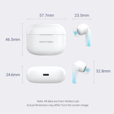 Навушники TWS Vention Elf Earbuds E04 White (NBIW0) [401952]