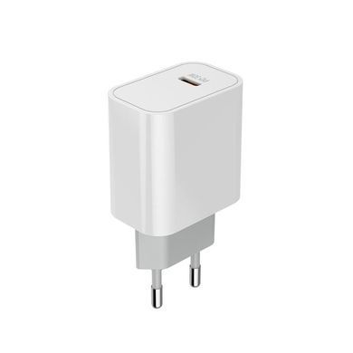 Мережевий зарядний пристрій ColorWay Power Delivery Port PPS USB Type-C (30W) White (CW-CHS038PD-WT) [603166]