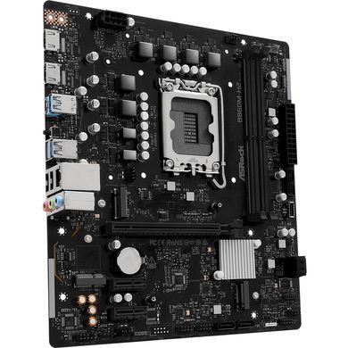 Материнська плата AsRock (1851/B860, 2*DDR5, PCIex16, 2xHDMI, 4xSATA, 2xM.2, Glan, 7.1ch, mATX) (B860M-H2) [405615]