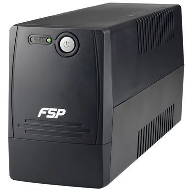 ДБЖ FSP FP650, 650ВА/360Вт, Line-Int, USB/RJ45, IEC-320-C13, AVR, Black (PPF3601405) [400902]
