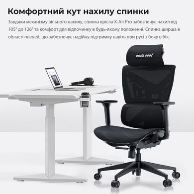 Крісло для геймерів Anda Seat X-Air Mega Size XL Mesh Space Black (AD-WY-01-BBB) [611171]