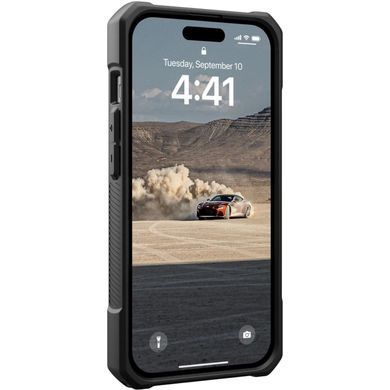 Чохол-накладка Urban Armor Gear Monarch для Apple iPhone 15 Kevlar Black (114289113940) [602158]