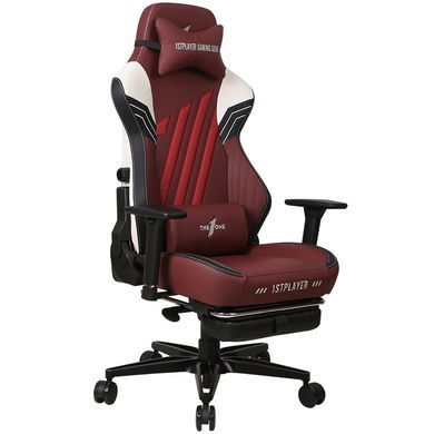 Крісло для геймерів 1stPlayer Duke Black White Red (DUKE-FR-BKWHRE) [614695]