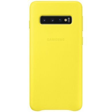 Чохол-накладка Samsung Leather Cover для Samsung Galaxy S10 SM-G973 Yellow (EF-VG973LYEGRU) [600899]