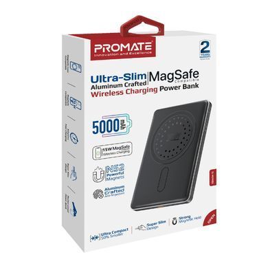Універсальна мобільна батарея Promate Blade-5 5000mAh 20W Black (blade-5.black) [603487]