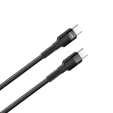 Кабель ColorWay USB Type-C - USB Type-C PD Fast Charging, 3А, 65W, 0.3м Black (CW-CBPDCC054-BK) [607380]