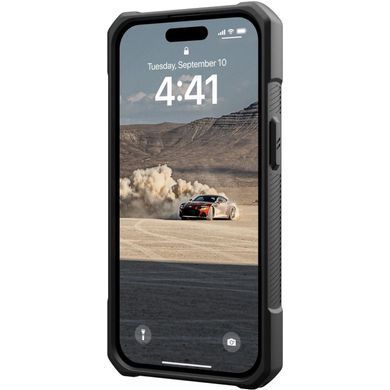Чохол-накладка Urban Armor Gear Monarch для Apple iPhone 15 Kevlar Black (114289113940) [602158]
