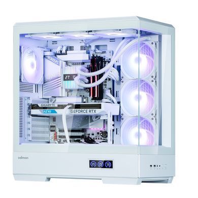 Корпус Zalman P50 DS White без БЖ (P50DSWHITE) [608825]