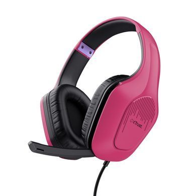 Гарнітура Trust GXT 415 Zirox, 3.5мм, рожевий (24992_TRUST) [107370]