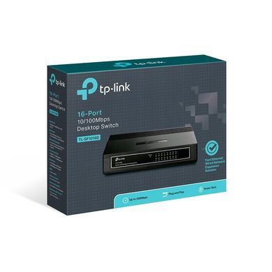 Комутатор некерований, мережеве обладнання, TP-LINK (TL-SF1016D) [500950]