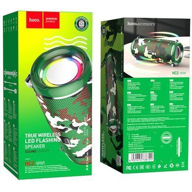Портативна колонка HOCO HC2 Xpress sports BT speaker, 5W*2, Camouflage Green (6931474738721) [805580]
