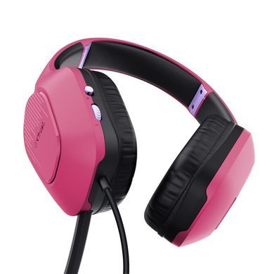 Гарнітура Trust GXT 415 Zirox, 3.5мм, рожевий (24992_TRUST) [107370]