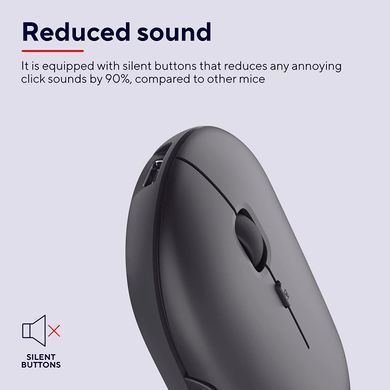 Миша Trust Puck Rechargeable, Ultra-Thin, BT/WL, Silent, чорний (24059_TRUST) [104044]