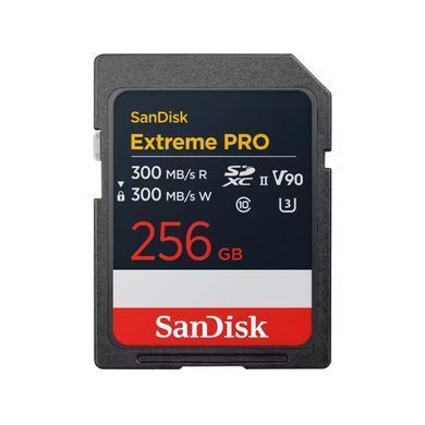 Карта пам'яті SanDisk SD 256GB C10 UHS-II U3 R300/W300MB/s Extreme Pro V90 (SDSDXDM-256G-GN4IN) [114127]