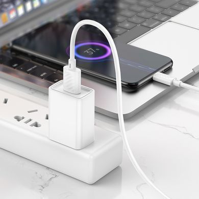 Кабель HOCO X88 Gratified charging data cable for Micro White (6931474783332) [806391]