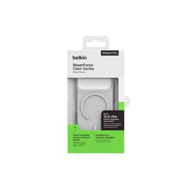 Чохол Belkin для iPhone 17 Pro, Magnetic Protective Clear (MSA031HQCL) [111904]