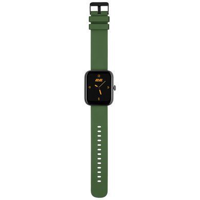 Смарт-годинник 2E Alpha SQ Music Edition 46мм, 1.78", 368x448, AMOLED, BT 5.2, Чорно-зелений (2E-CWW40BKGN) [108699]