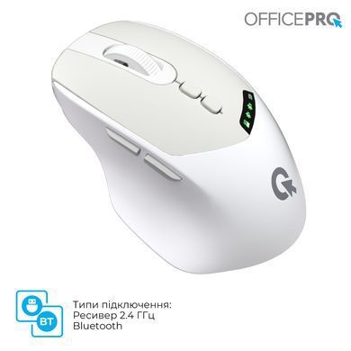 Миша бездротова OfficePro White (M520W) [615518]
