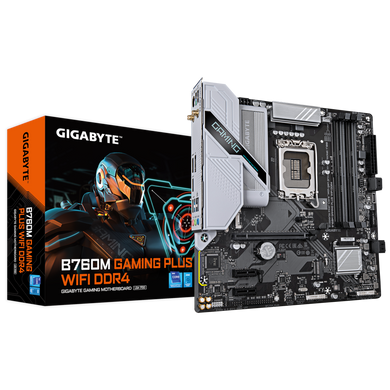 Материнська плата GIGABYTE (B760M GAMING PLUS WIFI DDR4) [302946]