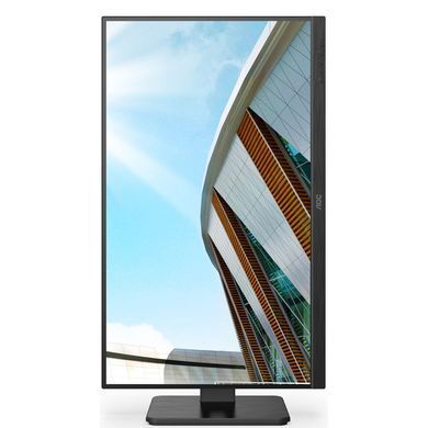 Монітор TFT 27" AOC, IPS 4K UHD, 4ms, HDMIx2, DP, USB hub, USB-C, HAS, Pivot, колонки, чорний (U27P2CA) [400450]