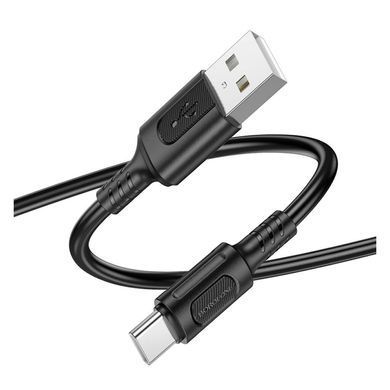 Кабель BOROFONE BX111 Feliz charging data cable Type-C 1m Black (6941991115080) [802223]