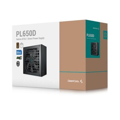 Блок живлення DeepCool PL650D 650W (R-PL650D-FC0B-EU-V2) [608610]