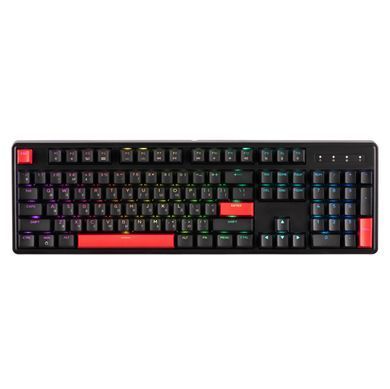 Клавіатура механічна Lemokey X3 104Key, Keychron Brown, USB-A, QMK/VIA, Hot-Swap, EN/UKR, RGB, чорний (X3-H3-UA) [103654]