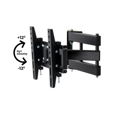 Кріплення для візуальних систем CHARMOUNT (TV02T-R3 Black) [302268]