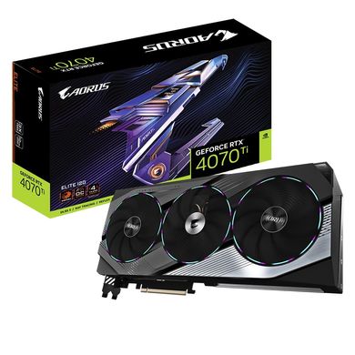 Відеокарта GIGABYTE GeForce RTX 4070 Ti 12GB GDDR6X ELITE (GV-N407TAORUS_E-12GD)