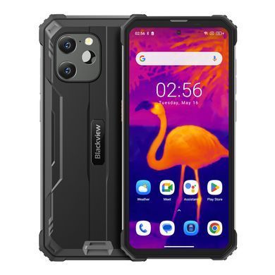 Смартфон Blackview BV8900 6.5" 8/256ГБ, 2SIM, 10000мА&bull;год, чорний UA (з тепловізором) (6931548313502) [101251]