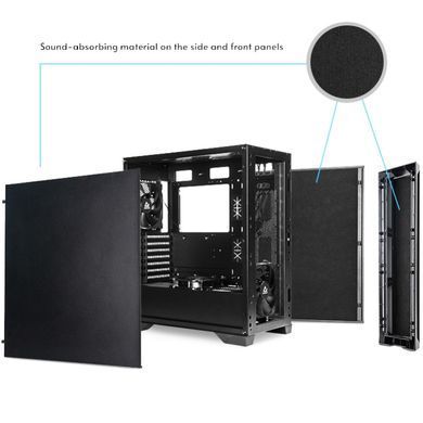 Корпус Chieftec APEX Q 2x140mm+1x120mm, USB-C, E-ATX, без БЖ, Black (GA-01B-Q-OP) [402945]