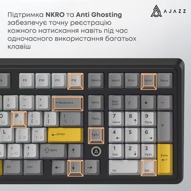 Клавіатура AjazzAK980 Magnetic Switch Black USB-C (AK980-MAX-M-BGY) [618254]