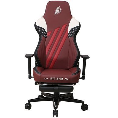 Крісло для геймерів 1stPlayer Duke Black White Red (DUKE-FR-BKWHRE) [614695]