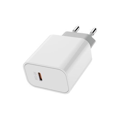 Мережевий зарядний пристрій ColorWay Power Delivery Port PPS USB Type-C (30W) White (CW-CHS038PD-WT) [603166]