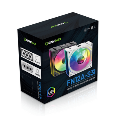 Кулер для корпуса GAMEMAX (FN12A-S3I-W) [303442]