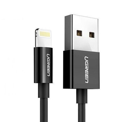 Кабель Ugreen USB - Lightning (M/M), 2 м, Black (80823) [604021]