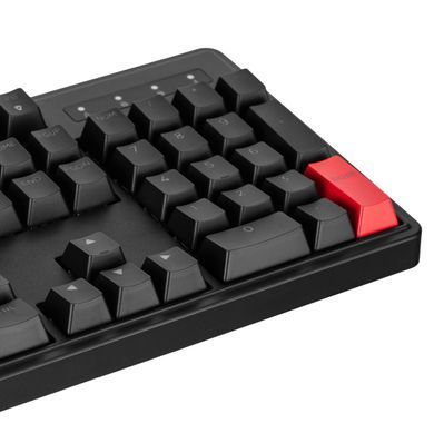 Клавіатура механічна Lemokey X3 104Key, Keychron Brown, USB-A, QMK/VIA, Hot-Swap, EN/UKR, RGB, чорний (X3-H3-UA) [103654]