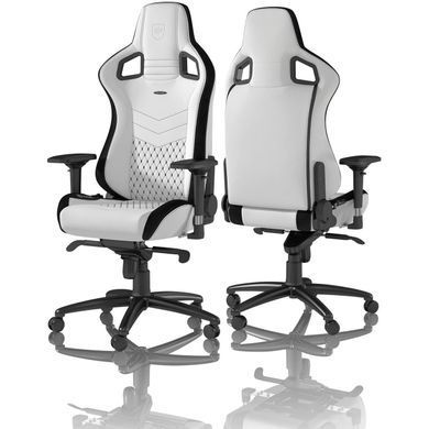 Ігрове крісло NOBLECHAIRS EPIC White/Black (NBL-PU-WHT-001) [302009]