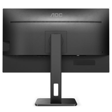 Монітор TFT 27" AOC, IPS 4K UHD, 4ms, HDMIx2, DP, USB hub, USB-C, HAS, Pivot, колонки, чорний (U27P2CA) [400450]