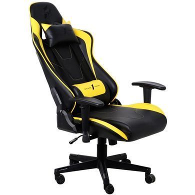 Крісло для геймерів 1stPlayer FK2 Black/Yellow (FK2-BKYE) [618989]