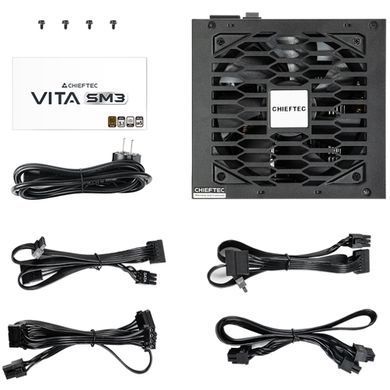 БЖ 850W Chieftec VITA SM3 ATX 3.1 120mm, 80+ Bronze, Semi modular, Retail (BPX-850-C) [403281]