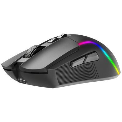 Мишка XTRIKE ME, ігрова 7200dpi., 7кн.,RGB, чорна (GM-313) [401256]
