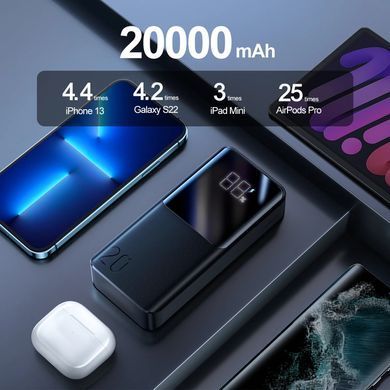 Універсальна мобільна батарея Joyroom 20000mAh 22.5W Black (JR-QP192) [617553]