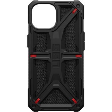 Чохол-накладка Urban Armor Gear Monarch для Apple iPhone 15 Kevlar Black (114289113940) [602158]