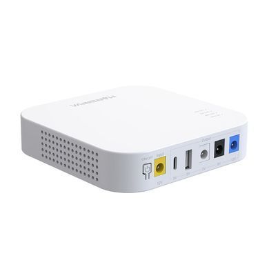 ДБЖ (Mini UPS) для роутера MARSRIVA 10000mAh (18W; Output DC 12/9/5V; USB-A; USB-C) white (KP4) [806428]