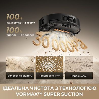Робот-пилосос Dreame Bot MatriX 10 Ultra Black (RLX95CE-bl) [614498]