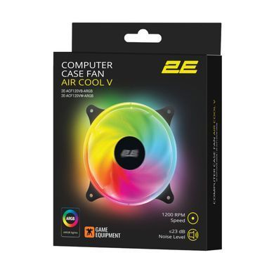 Вентилятор 2E Gaming Air Cool Black (2E-ACF120VB-ARGB) [620083]