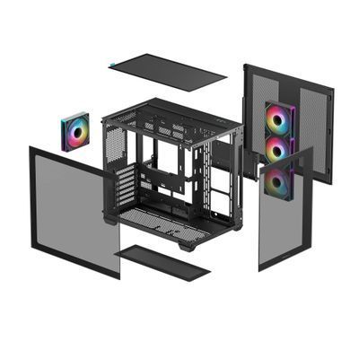 Корпус DeepCool CG530 4F Black без БЖ (R-CG530-BKADA4-G-1) [614350]