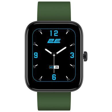 Смарт-годинник 2E Alpha SQ Music Edition 46мм, 1.78", 368x448, AMOLED, BT 5.2, Чорно-зелений (2E-CWW40BKGN) [108699]